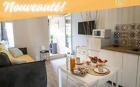 Magnifique Studio Le Flamant Dore Avec Loggia, Terrasse & Climatisation, Proche Mer